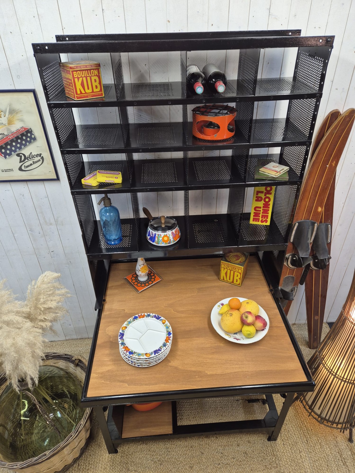 Fully restored postal sorting cabinet. :: lemanvintage.fr